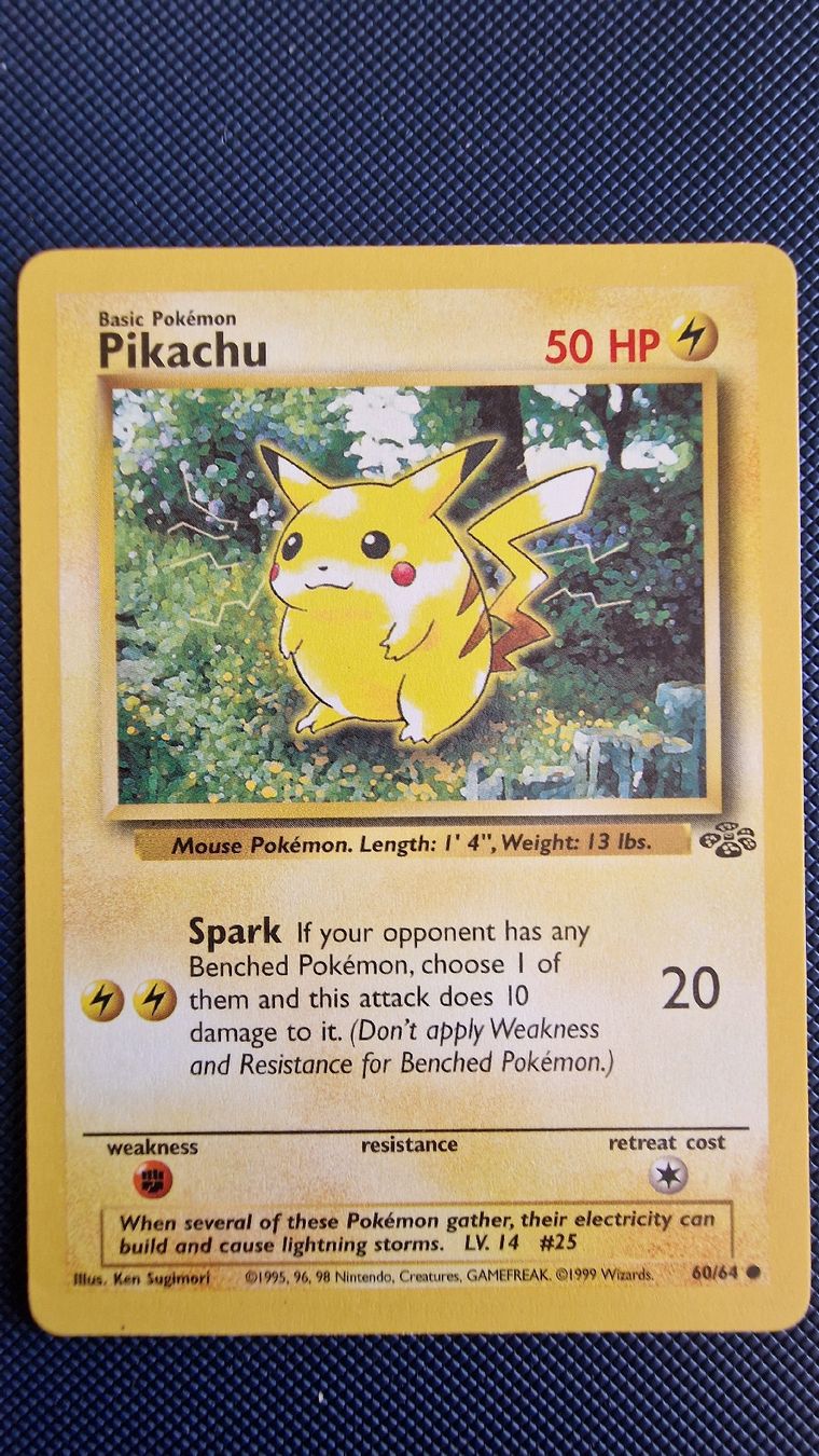 Pokémon Carte collezionabili: Pikachu #60 – Pokémon Jungle  – Usato da Veytaux venduto da PocketMonster