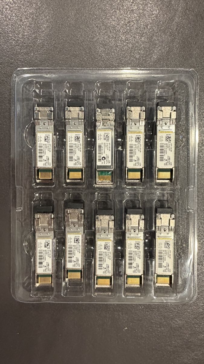 Cisco Unità & Adattatore: 10x Cisco SFP-10G-SR Modul – Usato da Arlesheim venduto da Thopas80