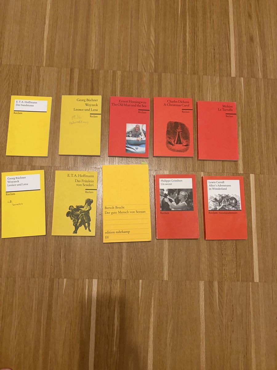 Bücher: Bücher Konvolut Reclam Verlag – Gebraucht aus Thalwil von Counterdude 1