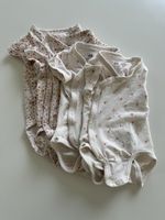 4 Baby Bodys H&M Blumenmuster Grösse 50 ungetragen