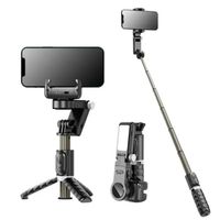 Automatischer 360° Selfie-Stick mit Licht & Gesichtstracking