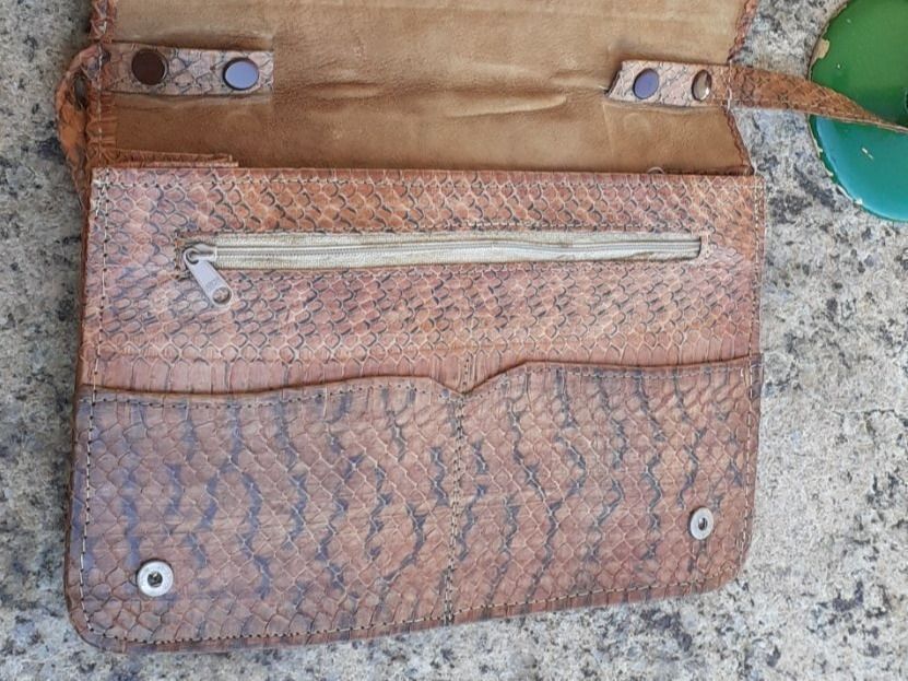 Borse da donna: Handtasche Vintage Schlangenleder 1970er – Usato da Mörschwil venduto da wunderkiste44 8
