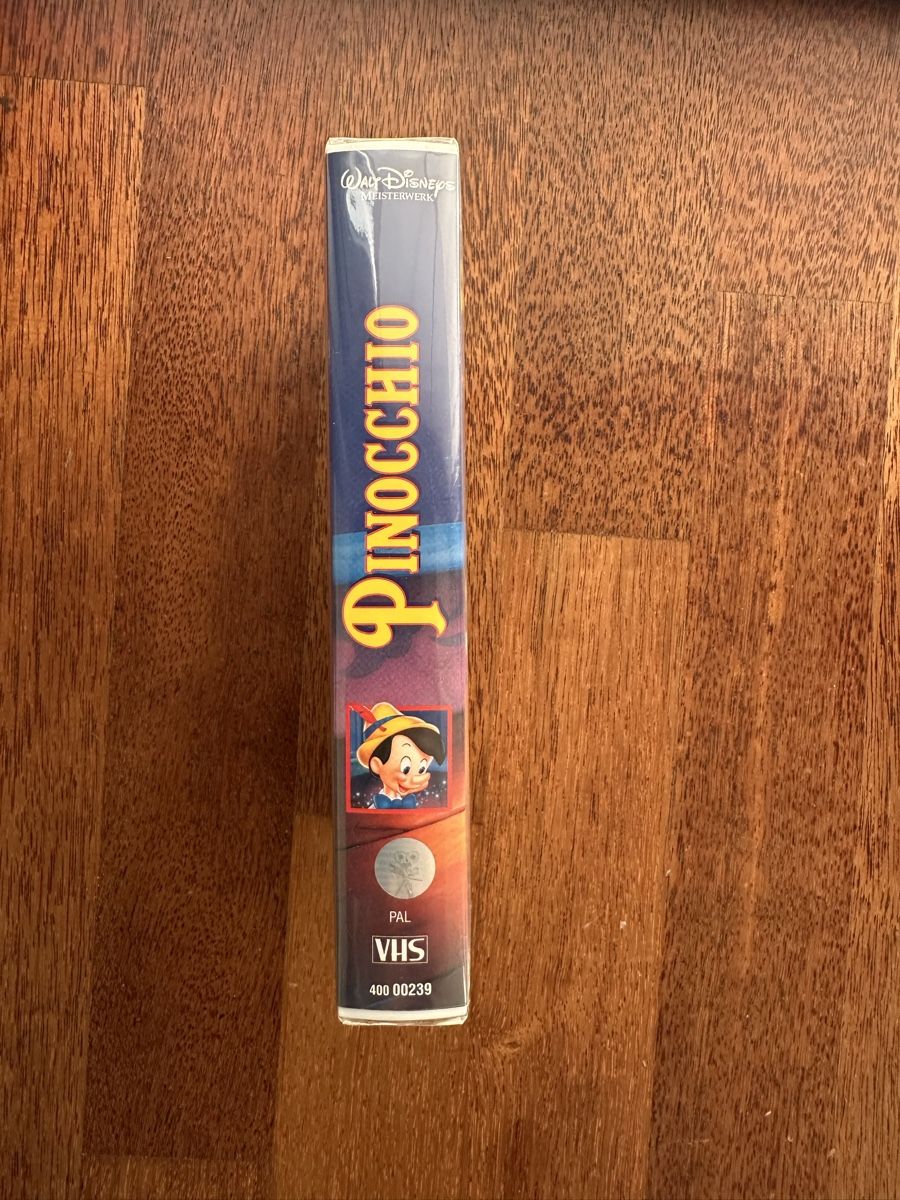 Tutti i VHS: Pinocchio VHS Vintage Neu  – Nuovo e nell'imballaggio originale da Zürich venduto da Kareljan 3