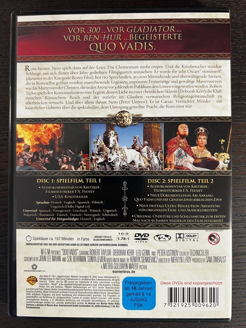Tous les DVDs: Quo Vadis – D'occasion à Zürich par FilmFreunde 1