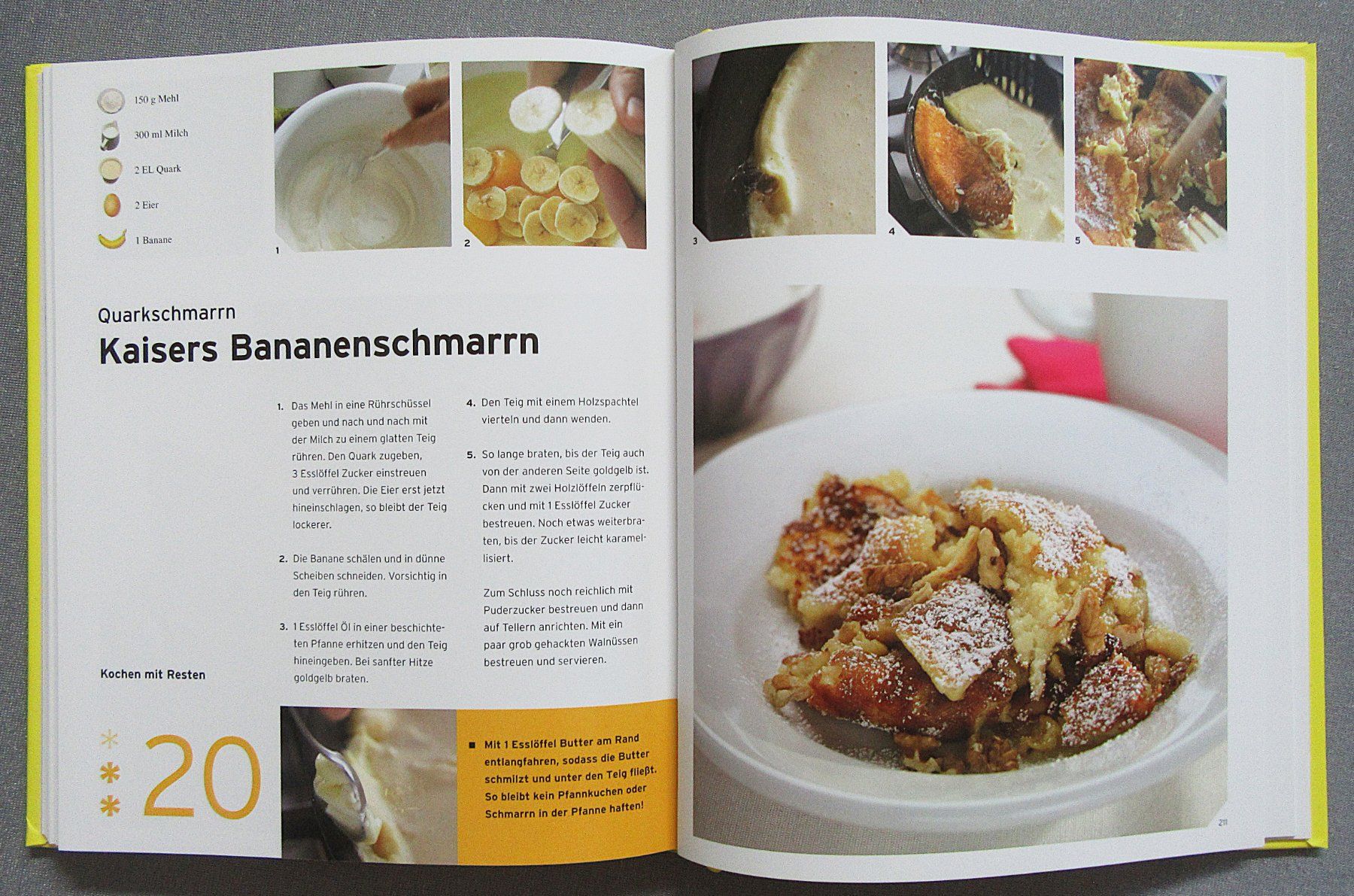 Bücher: Das nichts wegwerfen Kochbuch - Kochen mit Resten – Gebraucht aus Auenstein von Padabimbim 8