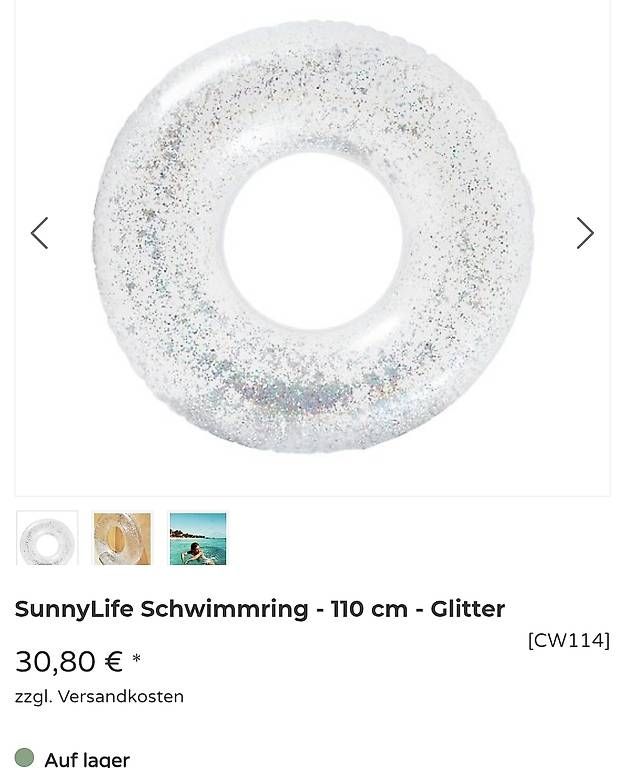 Salvagente: schwimmring mit Glitzer drin – Usato da heitenried venduto da Jeanmariebou