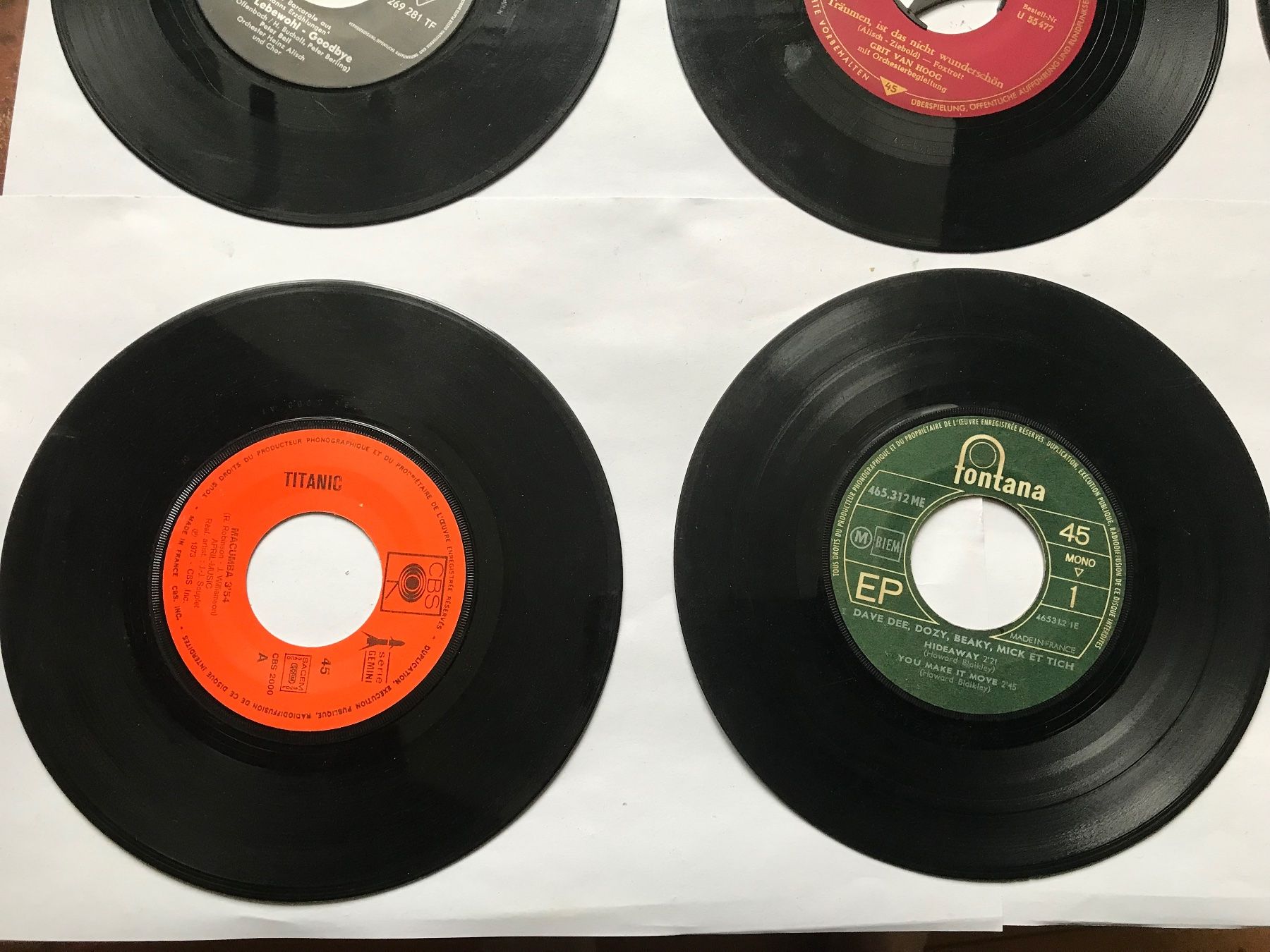 Dischi in vinile: single set nr. 6, verschiedene interpreten – Usato da liestal venduto da makai05 2