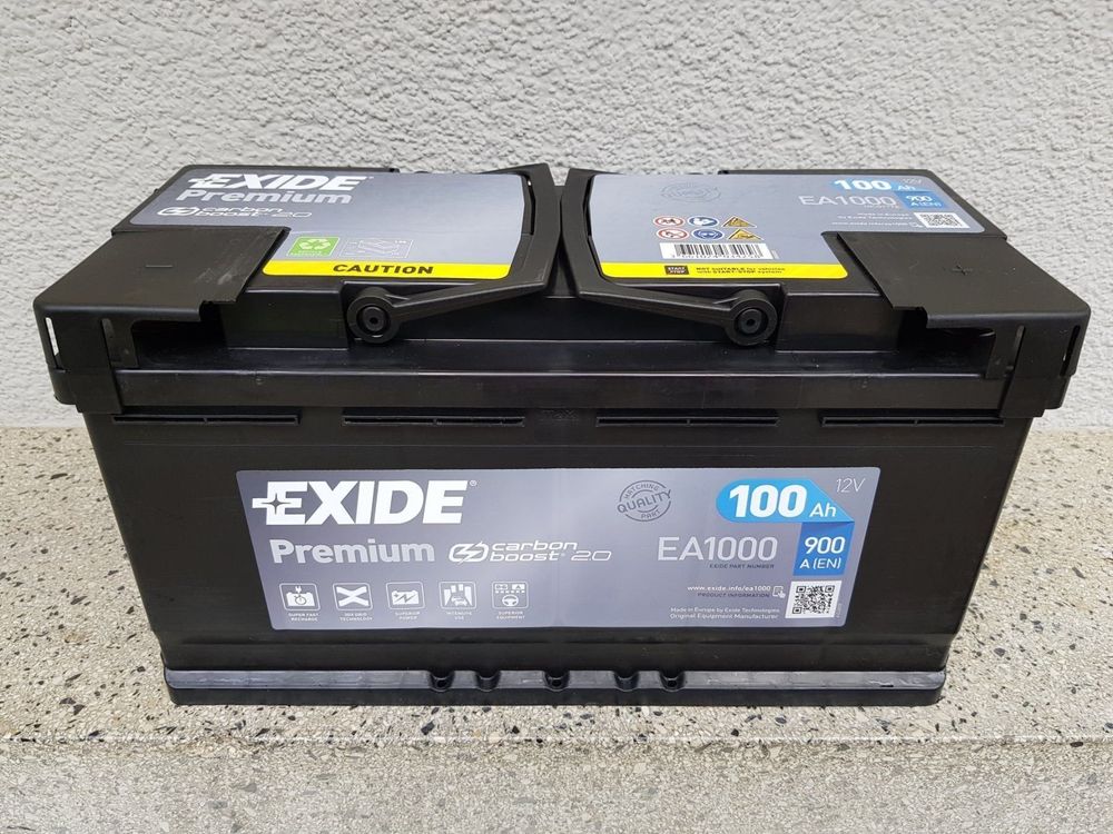 Autobatterie Starterbatterie, 100Ah, Exide, NEU, auch SA/SO!