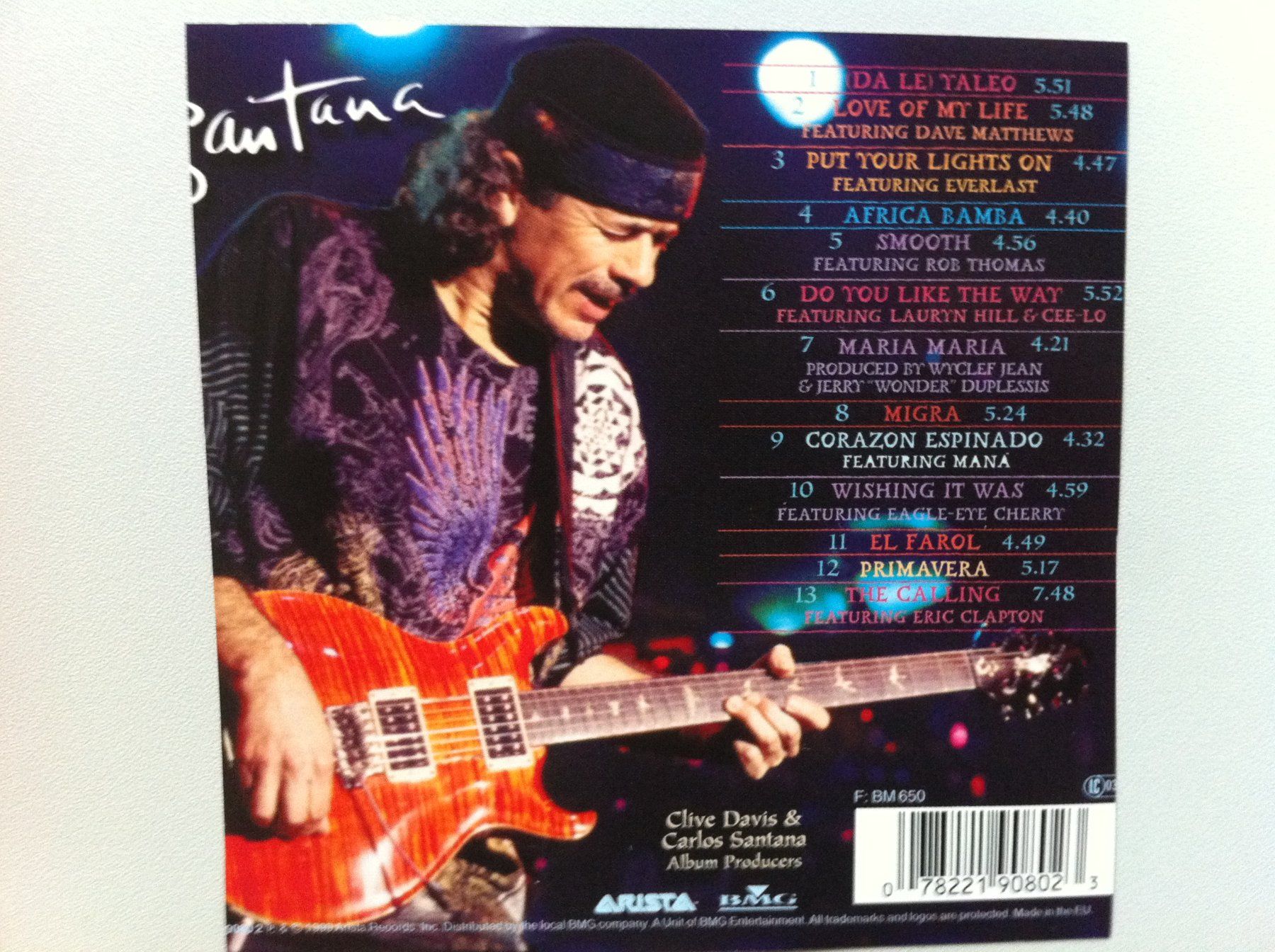 CD: CD Santana "supernational" 1999 – Usato da Brunnen venduto da Artemis53 1