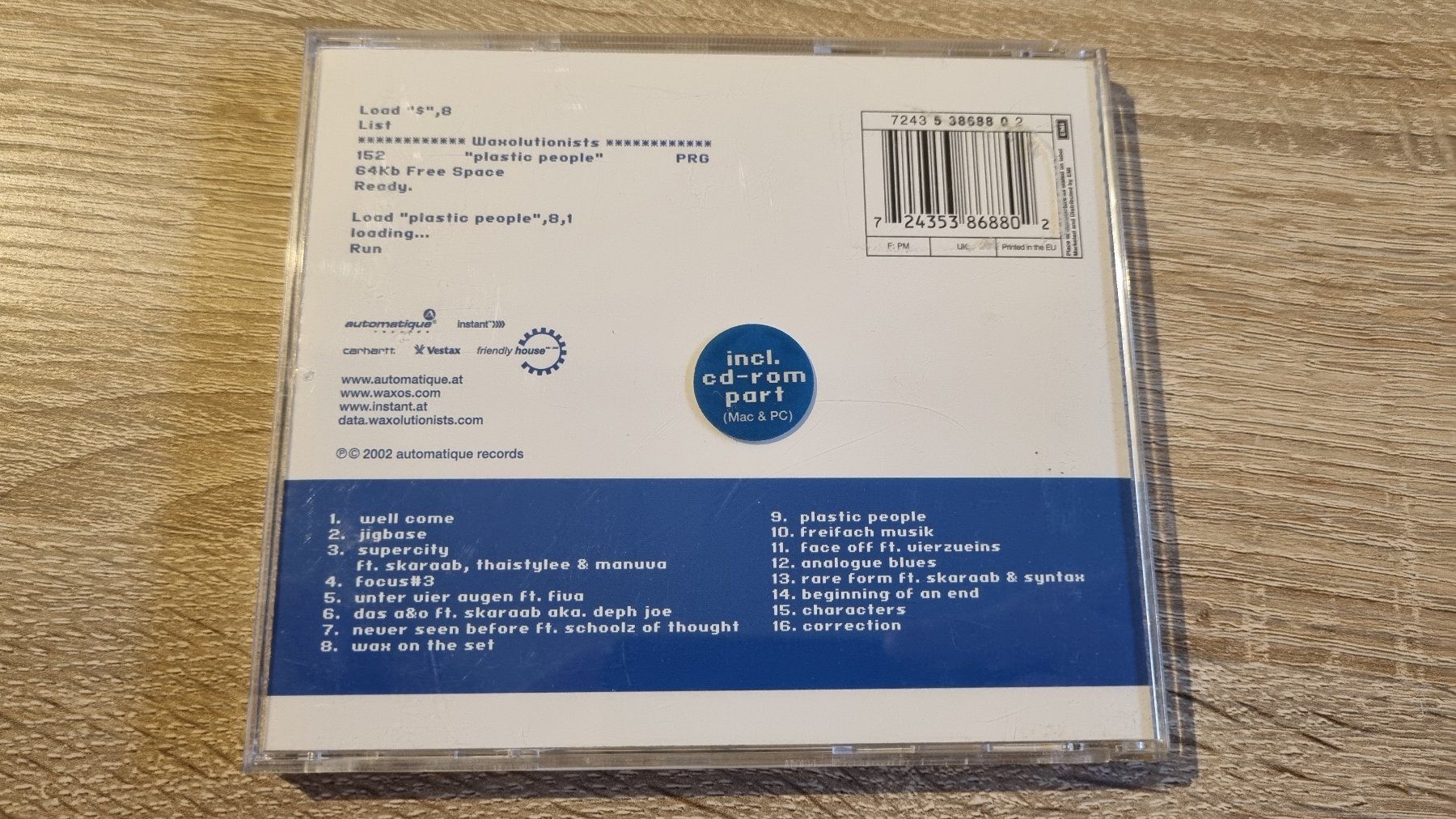 CDs: Waxolutionists - Plastic People – Gebraucht aus Hagenbuch ZH von lecterr55 2
