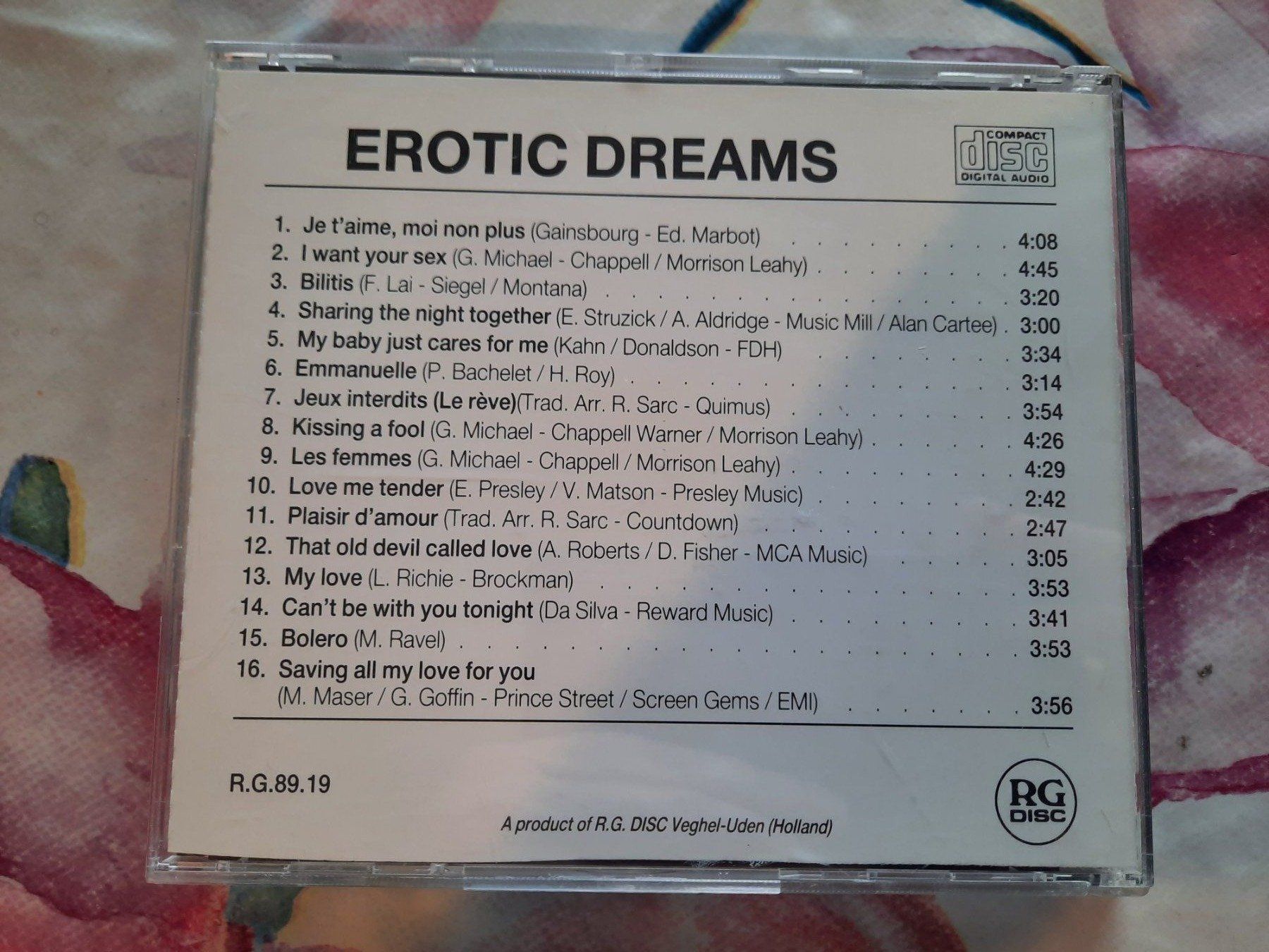 CDs: CD Erotic Dreams - Compil – Gebraucht aus Pully von bro_n52j 2
