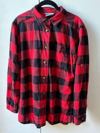 Chemise à carreaux rouge et noir Columbia taille M