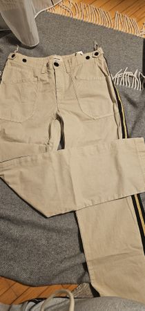 Zadig & Voltaire Hose, Beige, Gr. 38, Neu mit Etikett