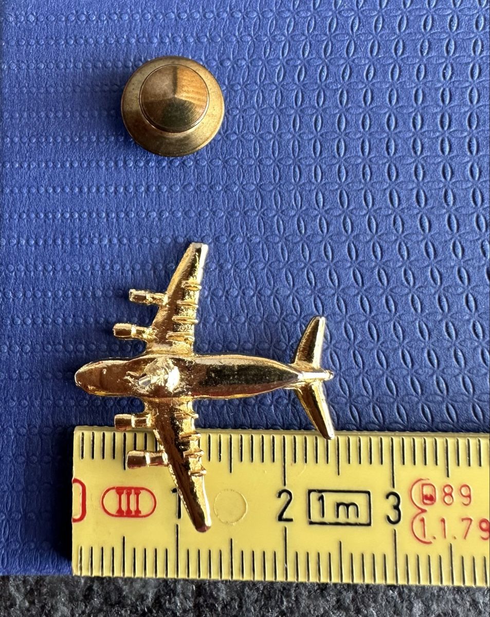 Broschen & Nadeln: Flugzeug Anstecknadel /Pin, Goldfarben – Gebraucht aus Münsingen von Innchen 4