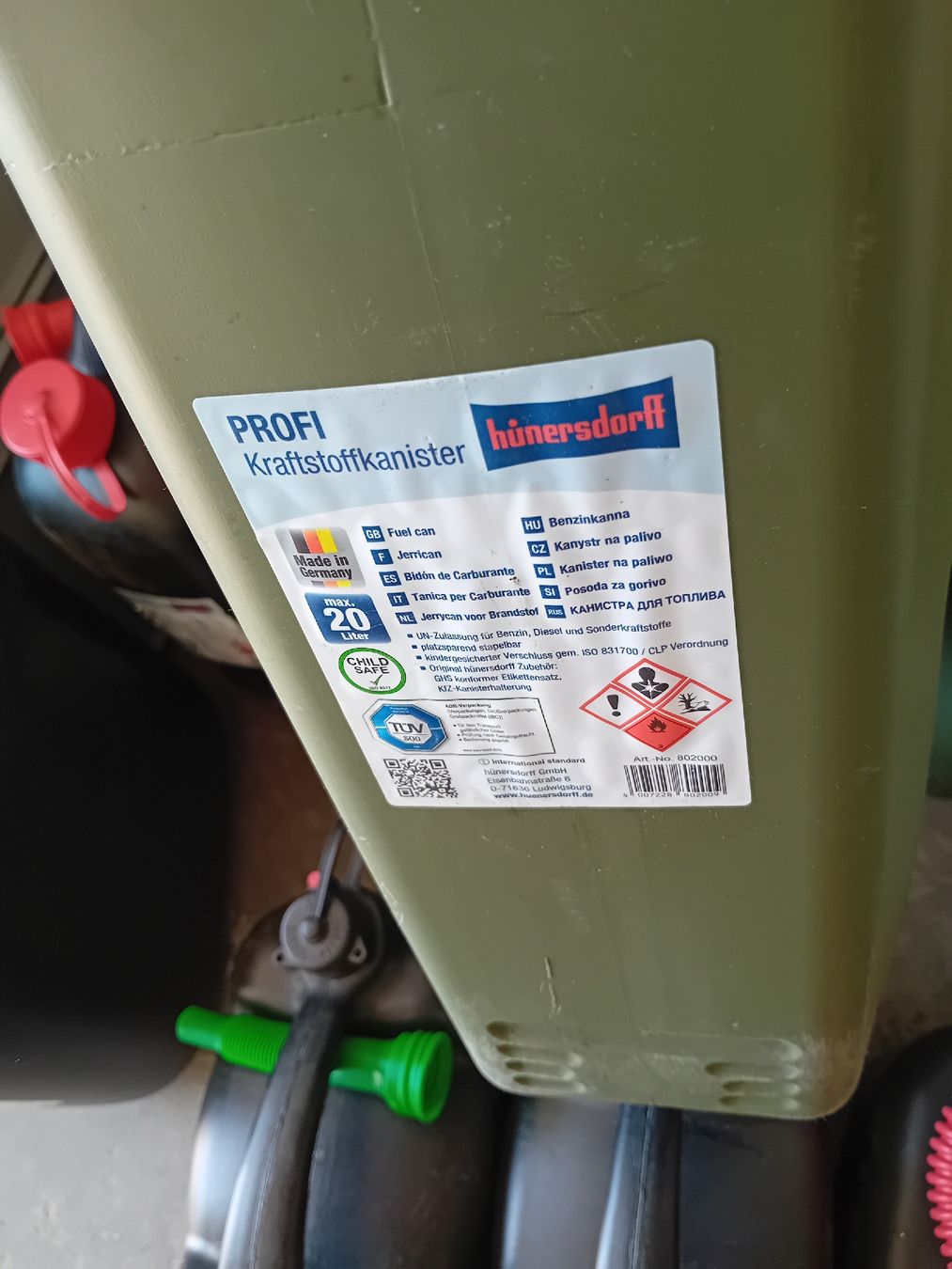 Taniche per benzina: Lots de bidon d'essence – Usato da Grenchen venduto da Wolf313 2
