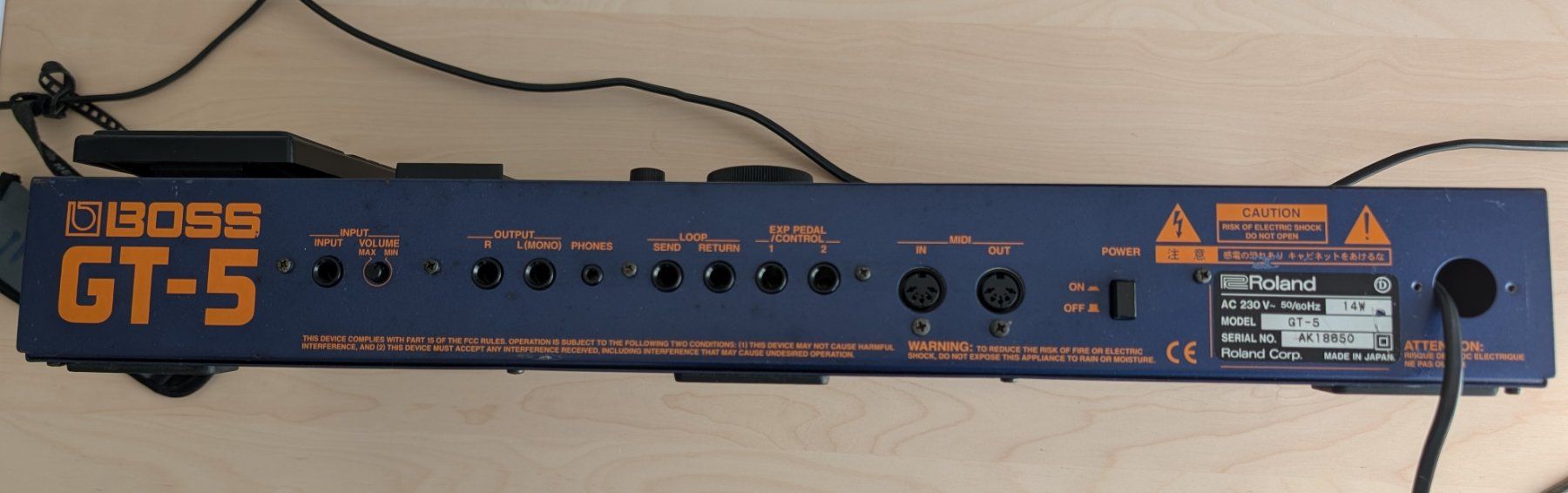 Musikinstrumente: BOSS GT-5 Guitar Effects Prozessor gebraucht – Gebraucht aus Liestal von freetom 1