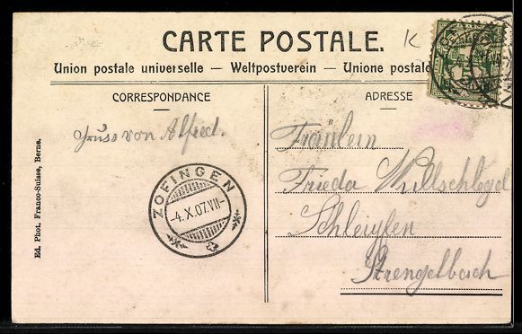 Cartes postales: AK Olten, Kirchenplatz – D'occasion à Berlin par bartko-reher 1