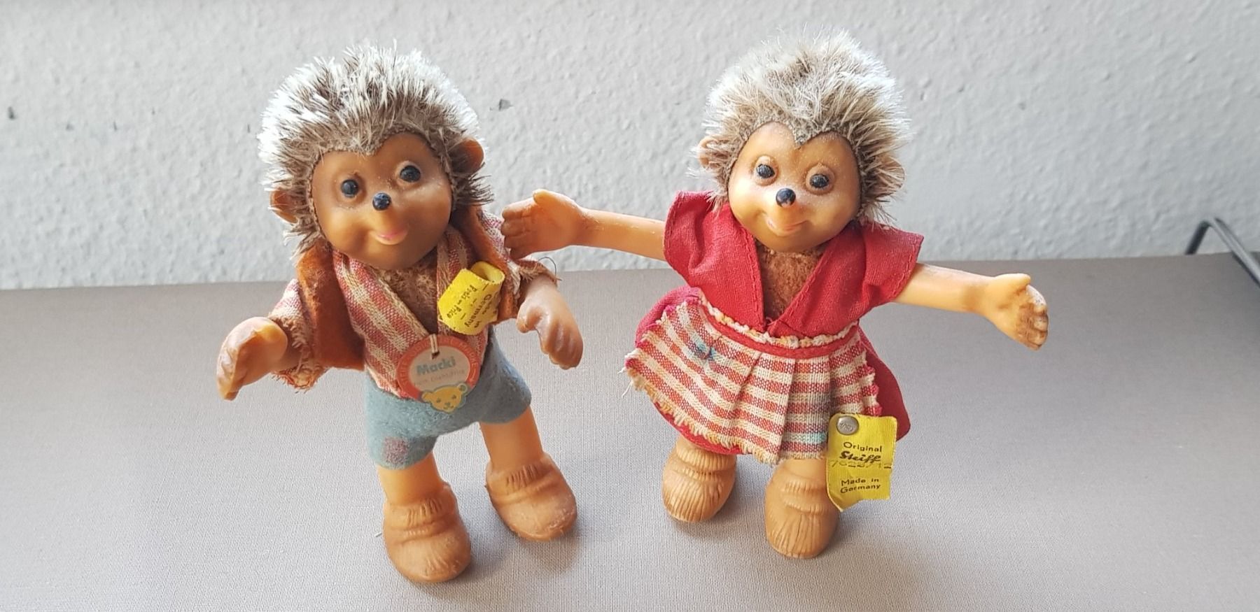 Bambole: Steiff Mucki und Macki um 1950 – Usato da Dällikon venduto da Toyfan 1