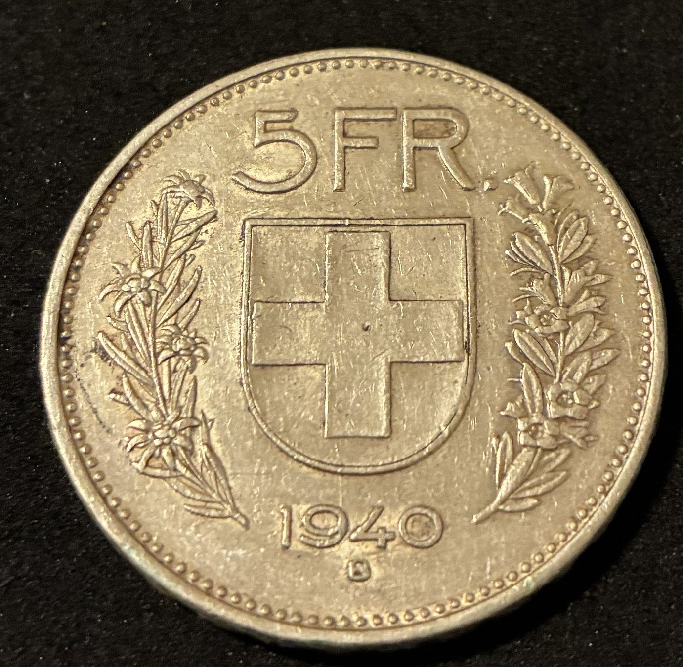 Tutti le monete: 5 Franken Silber 1940 – Usato da Köniz venduto da Habenix 1