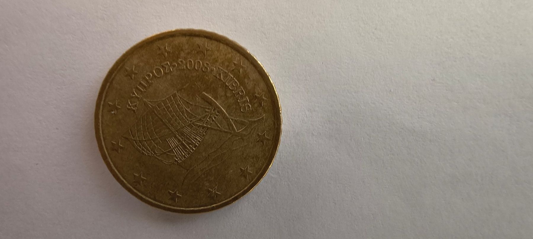 Tutti le monete: Pièce 50 Cent Euro Chypre 2008 BE – Usato da Fontainemelon venduto da cathare67