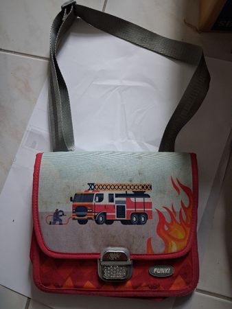 Funki Kindertasche mit Feuerwehrauto Motiv