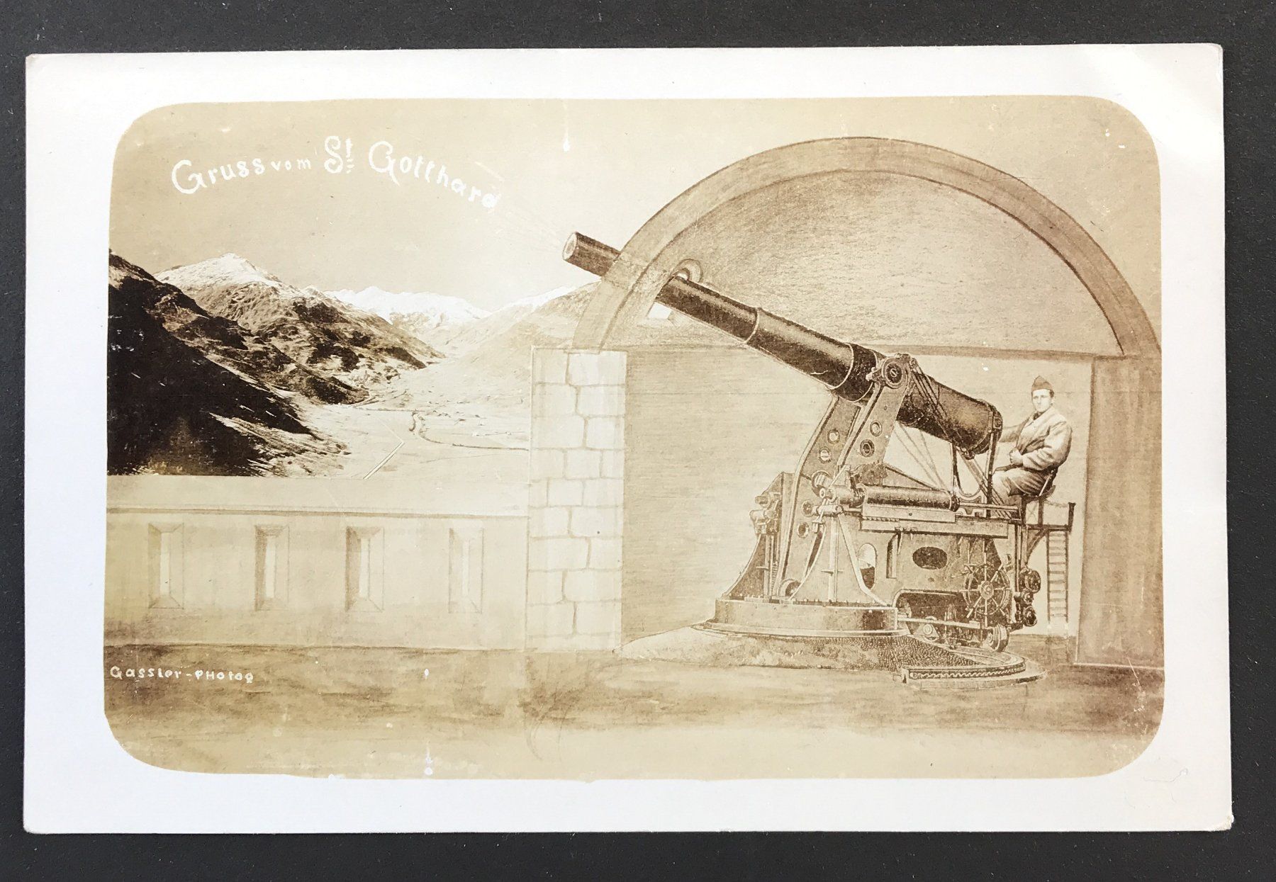 Cartoline postali: ANTIKE AK ARMEE ST. GOTTHARD GESCHÜTZ – Usato da Ostermundigen venduto da wini63
