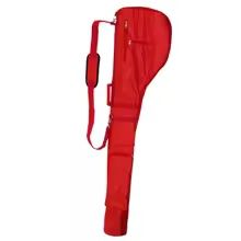 Golf Pencil Bag - Bag für 5-6 Schläger, leicht, bequem - ROT