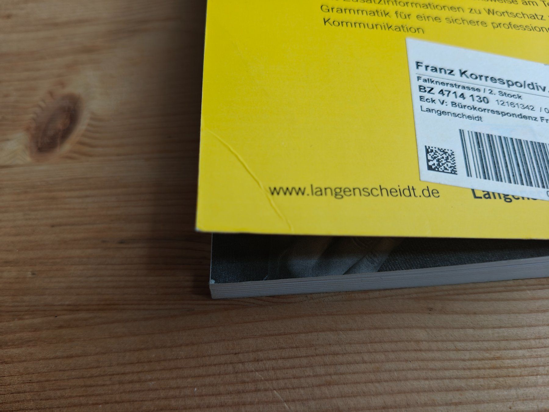 Libri: Bürokorrespondenz Franzöisch / Langenscheidt – Usato da Muttenz venduto da IkaSul 5