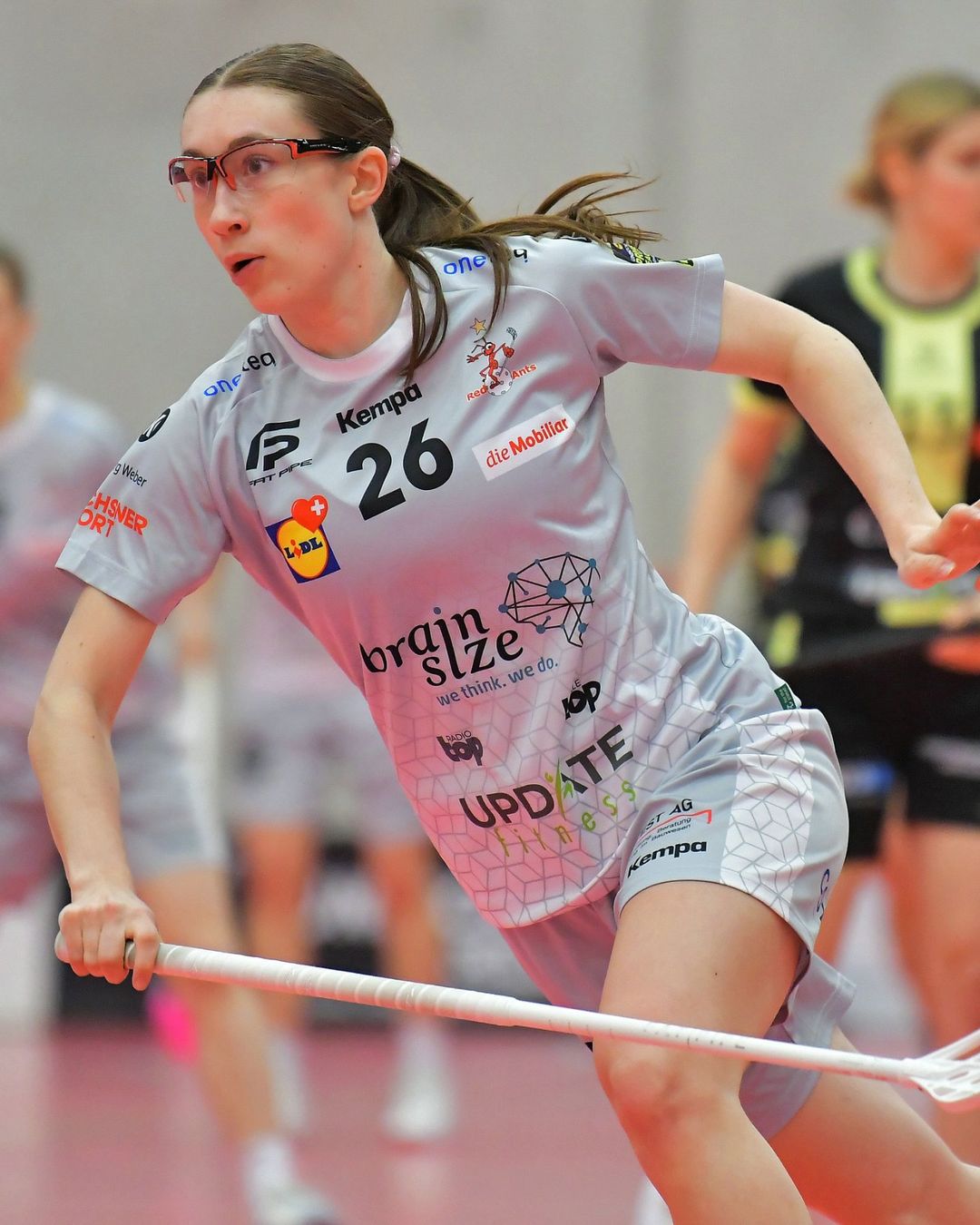 Canottiere & Pantaloni: Red Ants Matchshirt L-UPL #26 grau – Usato da Winterthur venduto da RedAnts