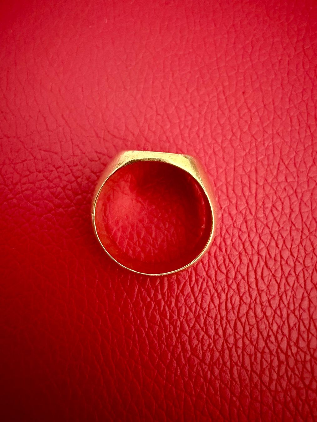 Anelli: Bague or 750 initiale JJM gravée 17,07 gr – Usato da Lausanne venduto da Ranger19 7