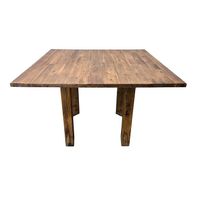 Tisch I Holztisch rustikal, quadratisch 109 x 109 x 73 cm