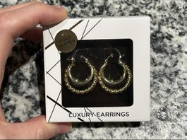 Vergoldete Ohrringe, NEU & OVP 💛 luxuriös, als Geschenk 🎁
