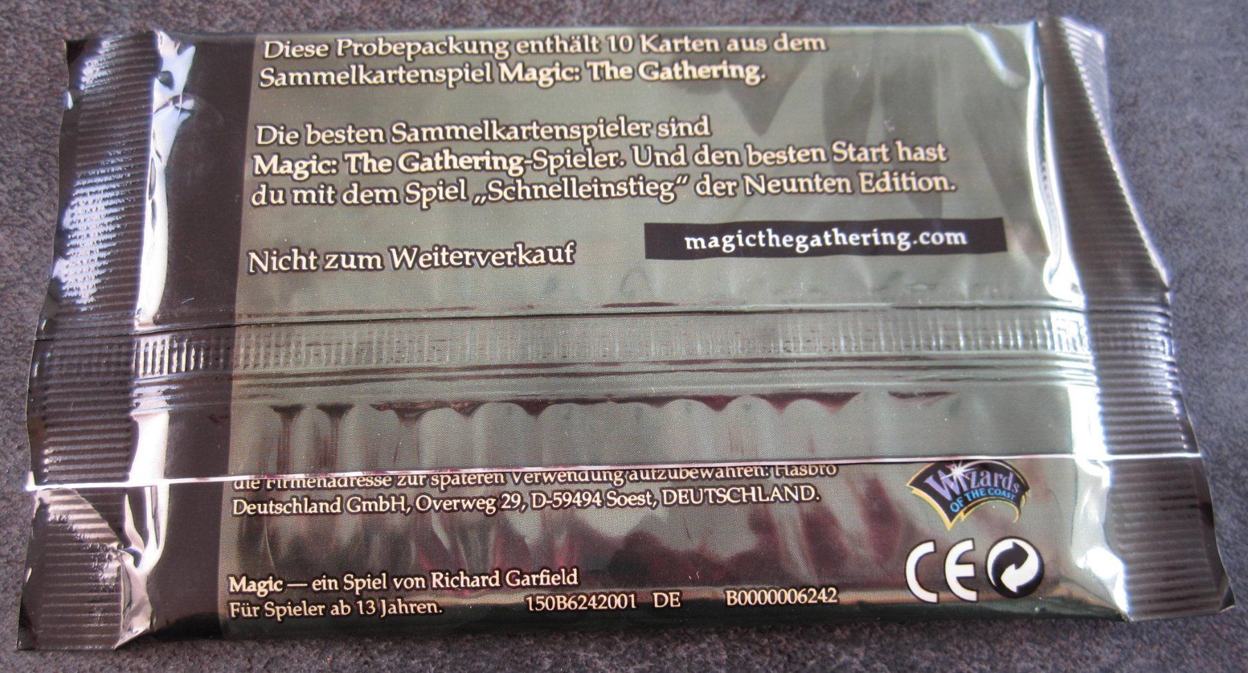 Magic The Gathering Carte collezionabili: Magic the Gathering Probepackung mit 10 Karten – Nuovo e nell'imballaggio originale da Wohlen AG venduto da salamanderspielwaren 1