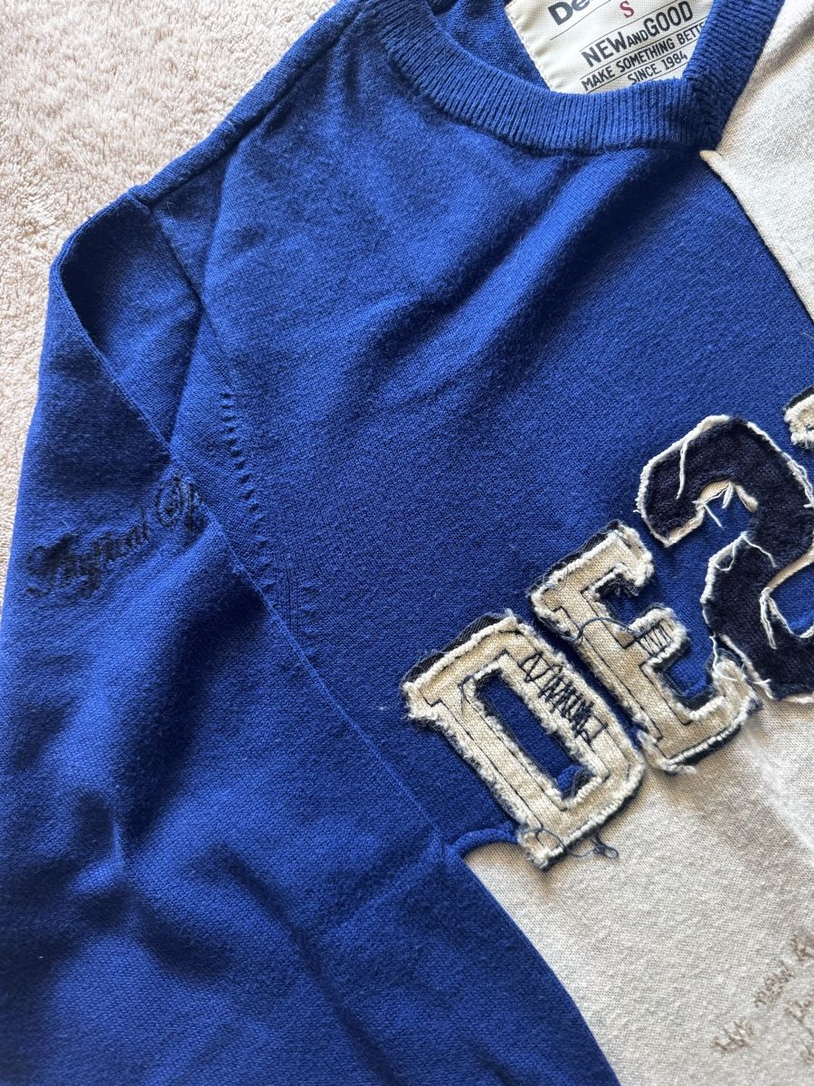 Desigual Maglioni & Felpe: Desigual Pullover, Gr. S, blau/beige – Usato da Kehrsatz venduto da Chrauer 1