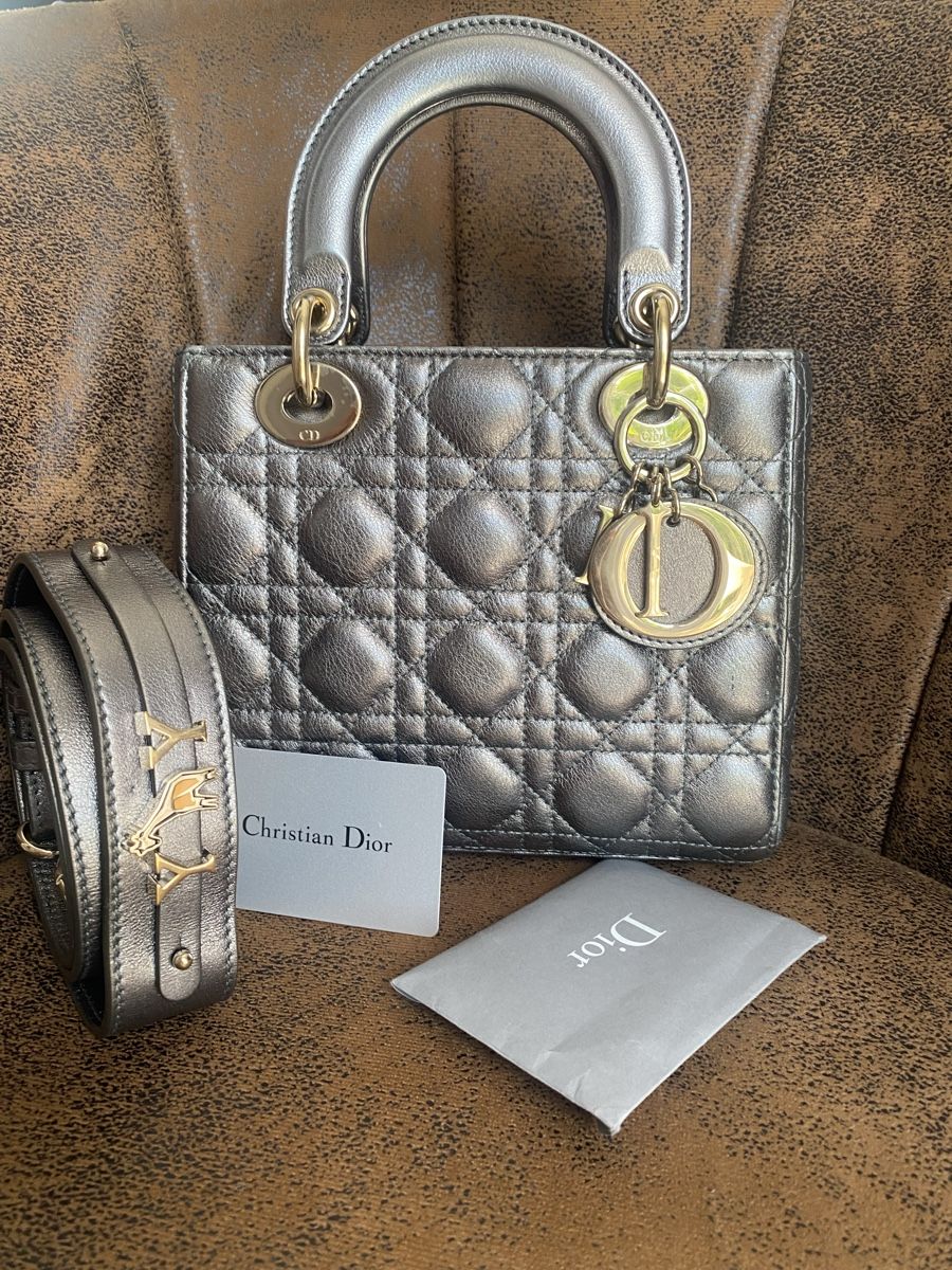 Borse da donna: Lady Dior Small ABC Silver grey 2019 – Usato da Bussigny venduto da tmu_8p2m 2