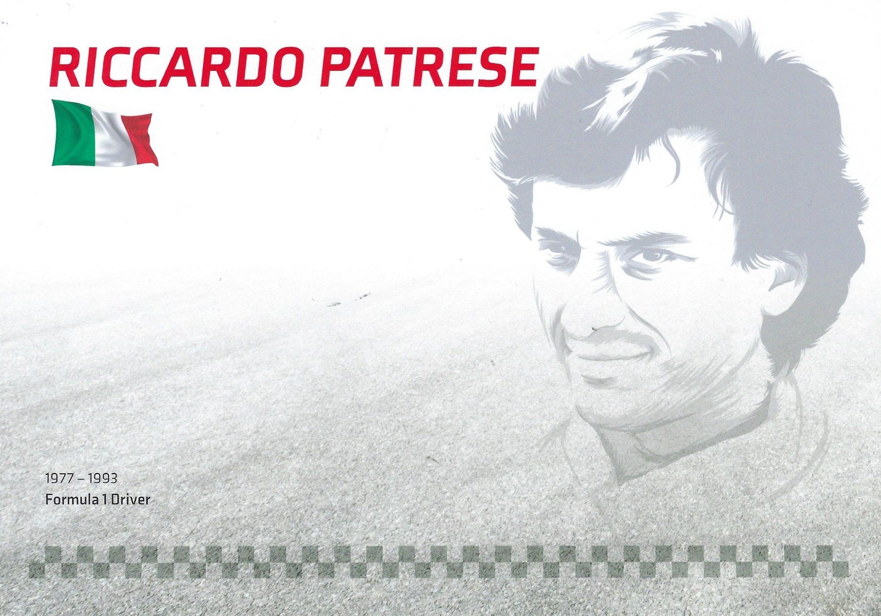 Autografi: Riccardo Patrese, Formel 1 – Usato da Aarburg venduto da Hktm 1