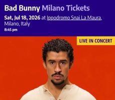 Bad Bunny Milano Golden Circle