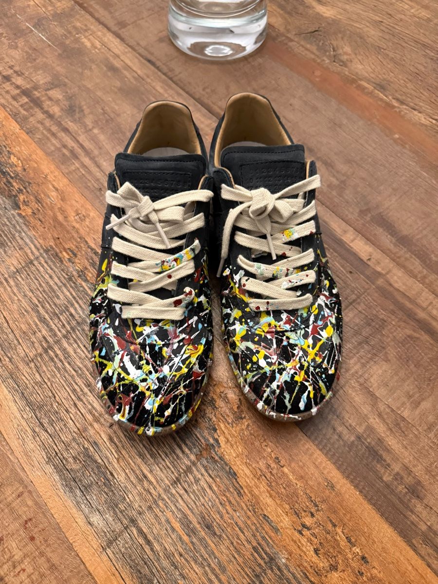 Maison Margiela Herrenschuhe: Margiela Paint Splatter Gats – Neu (gemäss Beschreibung) aus Zollikerberg von max_k8gv