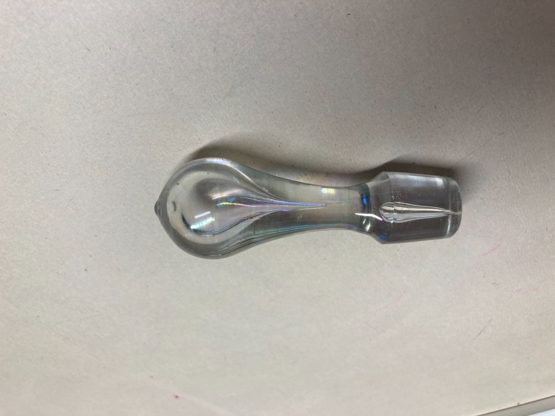 Caraffe: Dekantier Stopfen Kristall Glas, Antik – Usato da Schenkon venduto da Angelikahu 2