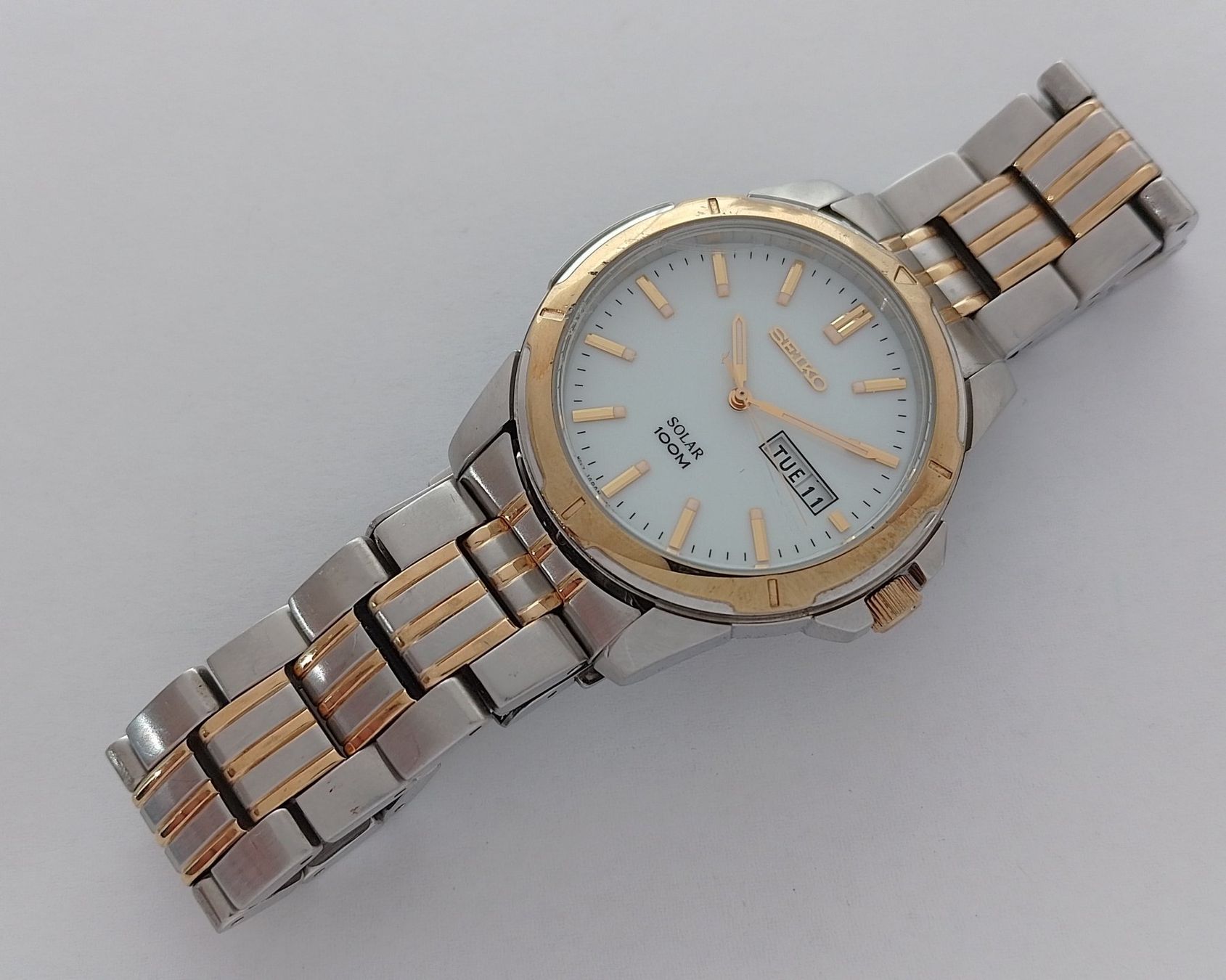 Seiko Uhren: SEIKO SOLAR BICOLOR (REF. SNE094P1) – Gebraucht aus Basel von Givens_Watches