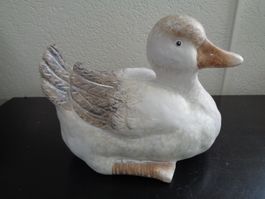 Ente aus Ton (24 cm)