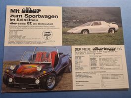 ALBAR BUGGY VW KAFER PROSPECTUS VINTAGE