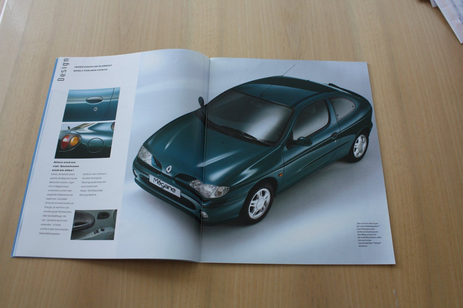 Renault Dokumente: Renault Mégane Coach Prospekt 8/1998 – Gebraucht aus Wikon von erwin400 3
