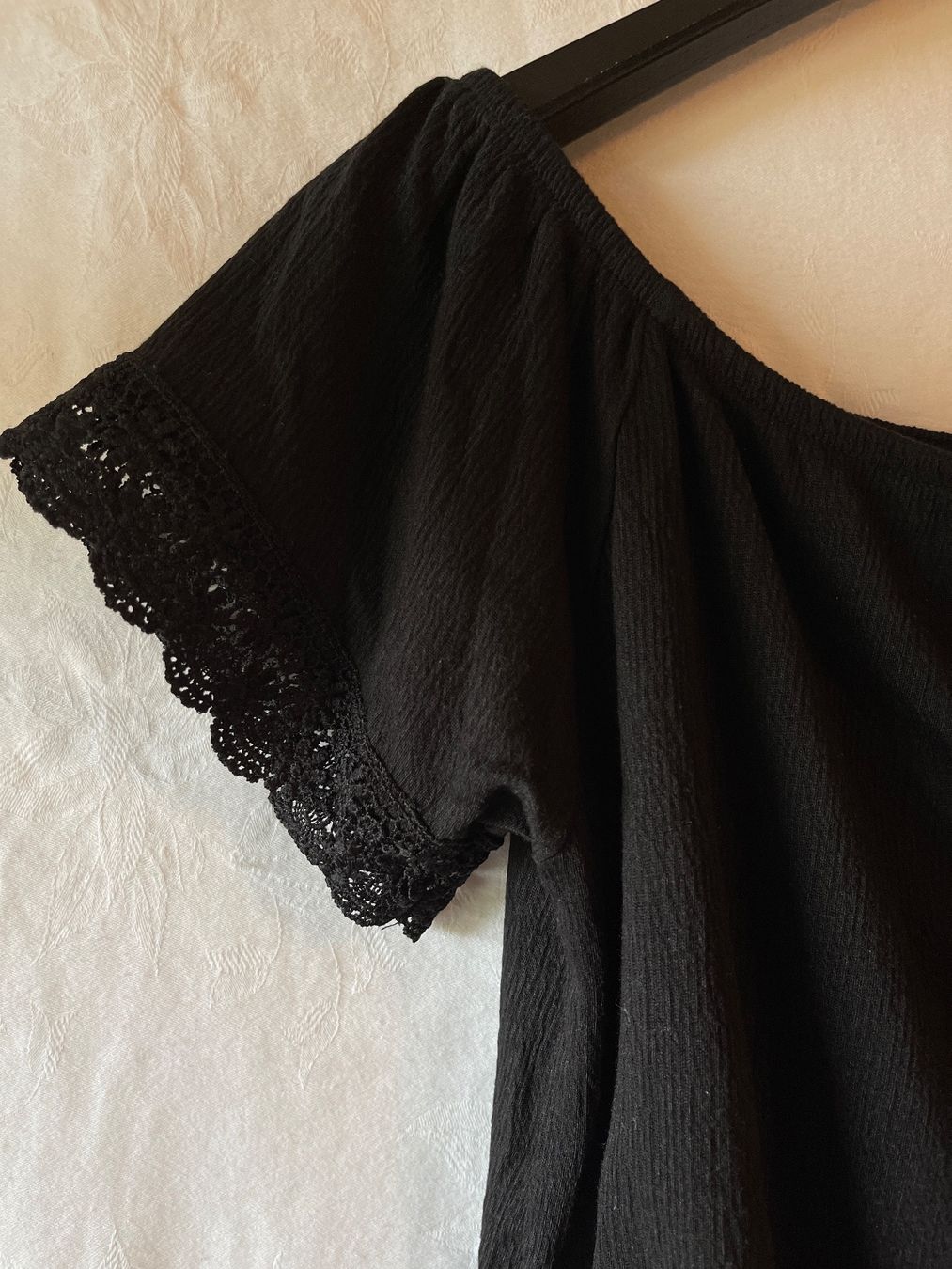 Camicette: Schwarze Bluse mit Kordel, Gr. L – Nuovo e nell'imballaggio originale da Rapperswil SG venduto da Letas_closet 2