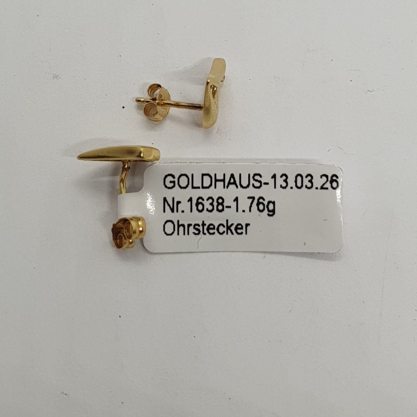 Orecchini pendenti & Orecchini a lobo: Echt 18K Gold Ohrstecker – Usato da Luzern venduto da Goldhaus-Luzern 4