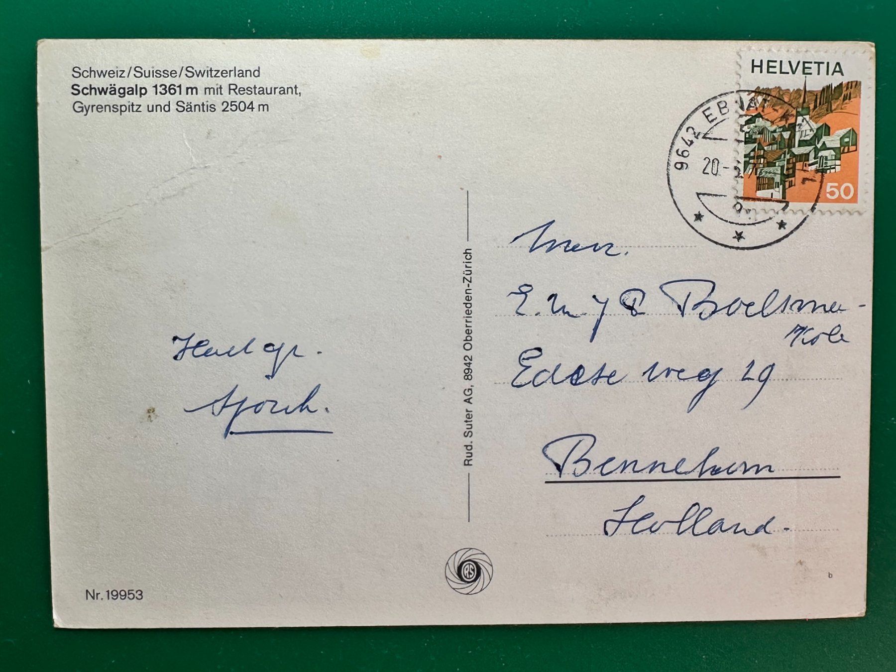 Cartes postales: Schwägalp - Seilbahn - Oldtimer-Busse – D'occasion à Steg VS par _vinci_ 1