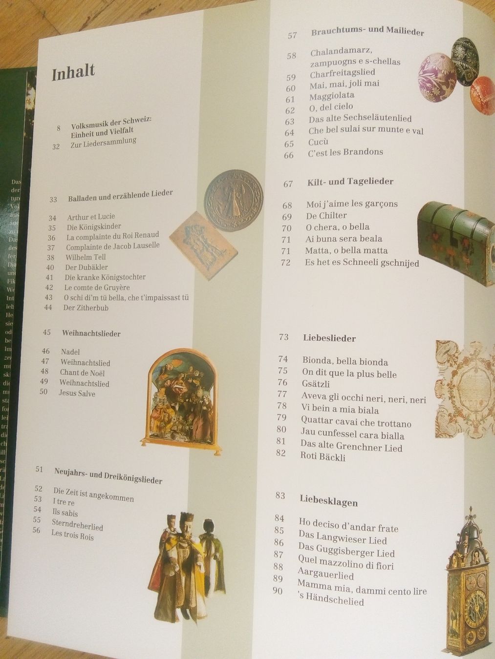 Libri: Die schönsten Schweizer Volkslieder (Max Peter Baumann) 1994 – Usato da St. Gallen venduto da elk2020 3