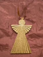 Engel gold Anhänger Weihnachten Dekoration Advent Baum NEU
