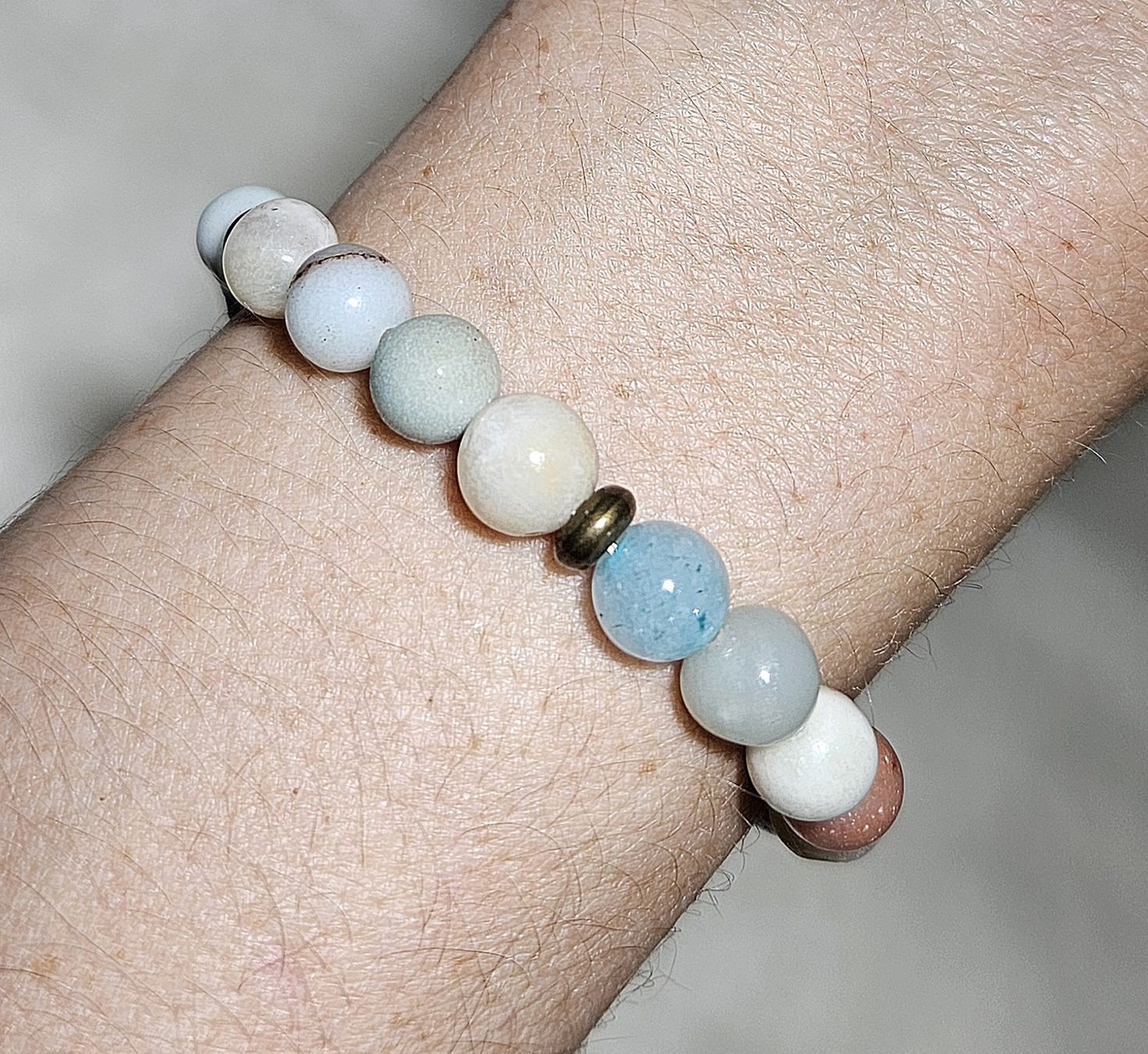 Bracciali & Braccialetti: Amazonit-Mix Armk. - Spendenaktion – Nuovo (secondo la descrizione) da Unterkulm venduto da Nachtigall 2