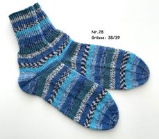 Socken handgestrickt   Gr.38/39   Nr.28